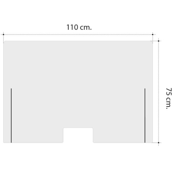 Mampara de Protección para mostradores, Policarbonato/Metacrilato Compacto 3-4 mm, Varias medidas - Imagen 11