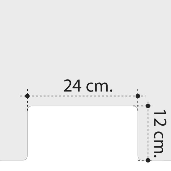 Mampara de Protección para mostradores, Policarbonato/Metacrilato Compacto 3-4 mm, Varias medidas - Imagen 5