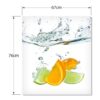 Aprint Decor Vinilo Decorativo para Lavavajillas, Medidas Estandar 67 cm x 76 cm, Salpicaduras de Cítricos sobre Fondo Blanco. - Imagen 5