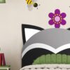 Cabecero Cama PVC Decorativo Económico Diseño Infantil Orejas de Mapache 100 x 100 cm. - Imagen 2