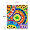 Aprint Decor Vinilo Decorativo para Lavavajillas, Medidas Estandar 67 cm x 76 cm, Mandalas Circulares Dibujados a Mano - Imagen 5