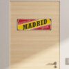 Aprint Decor Matricula Vintage Decorativa in Aluminum or PVC - Geeting from Madrid. 45cm x 15cm - Image 6