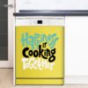 Aprint Decor Decorative Vinyl for Dishwasher, Standard Measures 67 cm x 76 cm, ̈Happines Is Cooking Together ̈ - Image 3
