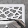 Cabecero Cama PVC 10mm 3D Decorativo Económico. Greece (150cm x 60cm, Blanco) - Imagen 4