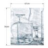 Aprint Decor Vinilo Decorativo para Lavavajillas, Medidas Estandar 67 cm x 76 cm, Cristalería de Lavado Bajo Chorros de Agua - Imagen 5