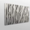 Aprint Decor Cabecero Cama PVC Decorativo Económico Diseño Abstracto Líneas Negras Orgánicas Verticales Varias Medidas - Imagen 3