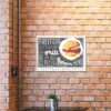 Aprint Decor Placa Cartel Vintage Decorativa en Aluminio o PVC - Fast Food. 35cm x 25cm - Imagen 7