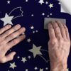 Fotomural Decorativo Infantil con Motivos de Estrellas y Cielo Nocturno Varias Medidas y Materiales (Papel Preencolado, 200 cm x 150 cm) - Imagen 5
