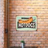 Aprint Decor Placa Cartel Vintage Decorativa en Aluminio o PVC - Hot Dogs. 35cm x 25cm - Imagen 7