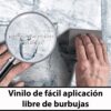 Aprint Decor Vinilo Decorativo para Lavavajillas, Medidas Estandar 67 cm x 76 cm, Cristalería de Lavado Bajo Chorros de Agua - Imagen 2
