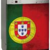 Aprint Decor Vinilo Decorativo para Lavavajillas, Medidas Estandar 67 cm x 76 cm, Bandera Portuguesa sobre Fondo con Textura de Hormigón - Imagen 6