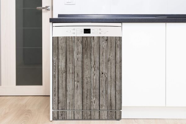 Aprint Decor Decorative Vinyl for Dishwasher, Standard Measures 67 cm x 76 cm, Vintage Wood Texture Natural Background - Image 3