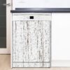 Aprint Decor Vinilo Decorativo para Lavavajillas, Medidas Estandar 67 cm x 76 cm, Fondo de Textura Natural de Madera Blanca - Imagen 3