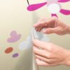 Mur décoratif pour enfants avec des animaux avec ballon de différentes tailles et matériaux (papier précollé, 600 cm x 300 cm) – Image 6