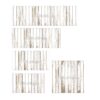Aprint Decor headboard PVC bed Decorative Economic Printed Texture Wood Tables Aged Vertical Narrow Painted White Various Sizes - Image 7