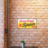 Matricula Vintage Decorativa en Aluminio o PVC - Greetings From Spain. 30cm x 15cm - Imagen 7