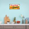 Matricula Vintage Decorativa en Aluminio o PVC - Greetings From Spain. 30cm x 15cm - Imagen 4