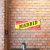 Aprint Decor Matricula Vintage Decorativa in Aluminum or PVC - Geeting from Madrid. 45cm x 15cm - Image 7