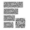 Aprint Decor Cabecero Cama PVC Decorativo Económico Dibujo Cebra Zebra Blanco y Negro Varias Medidas - Imagen 6