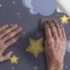 Fotomural Decorativo Infantil con Motivos de Cielo Nocturno y Estrellas Fugaces Varias Medidas y Materiales (Papel Preencolado, 100 cm x 70 cm) - Imagen 5