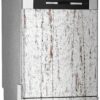 Aprint Decor Vinilo Decorativo para Lavavajillas, Medidas Estandar 67 cm x 76 cm, Fondo de Textura Natural de Madera Blanca
