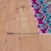 Aprint Decor Alfombra sintética PVC Esponjoso Bonita y Económica Tejido Étnico Violeta Varias Medidas - Imagen 4