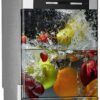 Aprint Decor Vinilo Decorativo para Lavavajillas, Medidas Estandar 67 cm x 76 cm, Salpicar Frutas y Verduras en el Agua