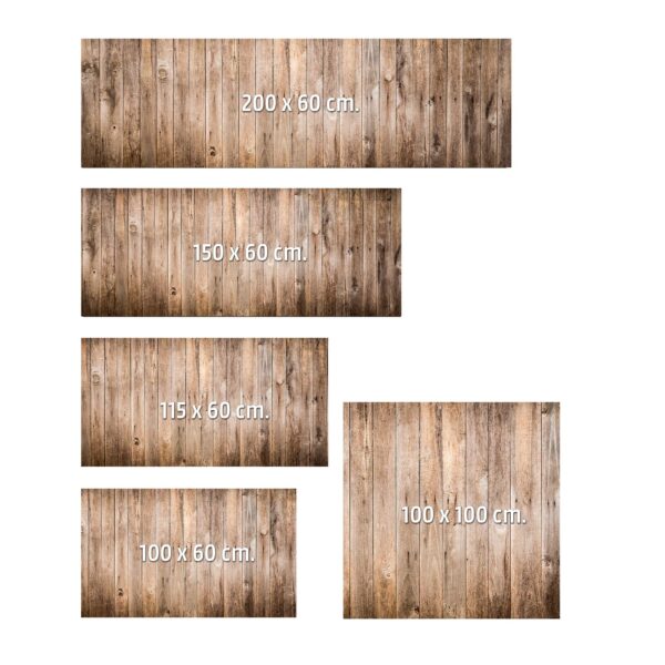 Aprint Decor Cabecero Cama PVC Decorativo Económico Madera Tablas Verticales Varias Medidas (115 cm x 60 cm) - Imagen 6