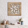 Aprint Decor Cuadro Calada decorativo para pared, artesanal modelo TULIPS (60x60cm) - Imagen 5