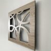 Aprint Decor Cuadro Calada decorativo para pared, artesanal modelo CIRCUM (60x60cm) - Imagen 3