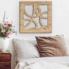 Aprint Decor Cuadro Calada decorativo para pared, artesanal modelo CIRCUM (60x60cm) - Imagen 4