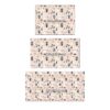 Mur décoratif pour enfants avec motifs d’animaux forestiers Lapins de différentes tailles et matériaux (papier précollé, 200 cm x 150 cm) – Image 3