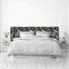 Aprint Decor Cabecero Cama PVC Decorativo Económico Diseño de Hojas Tropicales Exóticas Varias Medidas