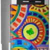 Aprint Decor Vinilo Decorativo para Lavavajillas, Medidas Estandar 67 cm x 76 cm, Mandalas Circulares Dibujados a Mano