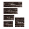 Aprint Decor Cabecero Cama PVC Decorativo Económico Madera Tablas Palet Color Oscuro Varias Medidas - Imagen 6