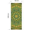 Aprint Decor Vinilo Adhesivo Decorativo para Puertas. 83cm x 204cm. Mandala, Tonos Verdes - Imagen 2