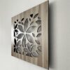 Aprint Decor Cuadro Calada decorativo para pared, artesanal modelo TULIPS (60x60cm) - Imagen 3