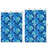 Decorative adhesive vinyl for refrigerator, special bubble free, plant with blue and green leaves - Image 7
