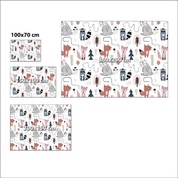 Fotomural Decorativo Infantil con Motivos de Animales del Bosque Varias Medidas y Materiales (Papel Preencolado, 500 cm x 300 cm) - Imagen 2
