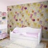 Fotomural Decorativo Infantil con Animales con Globo Varias Medidas y Materiales (Vinilo Autoadhesivo, 200 cm x 150 cm)