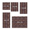 Aprint Decor Alfombra sintética PVC Esponjoso Bonita y Económica Diseño Étnico Azul Oscuro Amrillo y Naranja Varias Medidas - Imagen 5