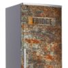 Aprint Decor Adhesivo Decorativo para Nevera con Diseño de Metal Oxidado y Viejo 'Fridge', Varias Medidas - Imagen 2