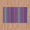 Aprint Decor Alfombra sintética PVC Esponjoso Bonita y Económica Tejido Étnico Violeta Varias Medidas - Imagen 3