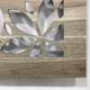Aprint Decor Cuadro Calada decorativo para pared, artesanal modelo TULIPS (60x60cm) - Imagen 2