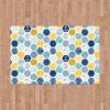 Aprint Decor Tapis Synthétique PVC Fluffy Joli et Economique Motifs Marin Hexagone Différentes Tailles – Image 3