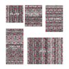 Aprint Decor Alfombra sintética PVC Esponjoso Bonita y Económica Corazones Rojos sobre fonde de Lineas Blancas y Negras Varias Medidas - Imagen 5