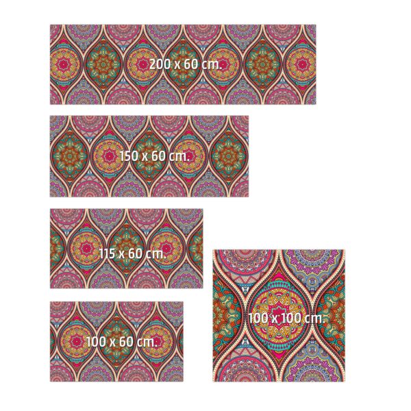 Aprint Decor Cabecero Cama PVC Decorativo Económico Diseño de Mandala Clásico Varias Medidas - Imagen 5