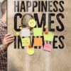 Vinilo Adhesivo Decorativo para Nevera, Especial Libre De Burbujas, Happiness Comes In Waves - Imagen 3