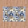 Aprint Decor Alfombra sintética PVC Esponjoso Bonita y Económica Motivos Marineros Divertidos Varias Medidas - Imagen 3
