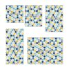 Aprint Decor Tapis Synthétique PVC Fluffy Joli et Economique Motifs Marin Hexagone Différentes Tailles – Image 5